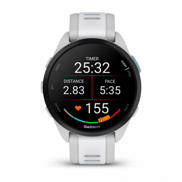 Умные часы Garmin Forerunner 165 с белым ремешком