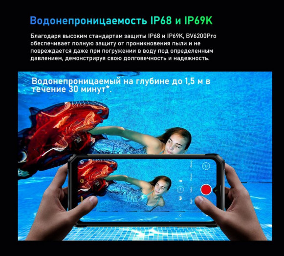 Смартфон Blackview BV6200 Pro 6/128Gb Green