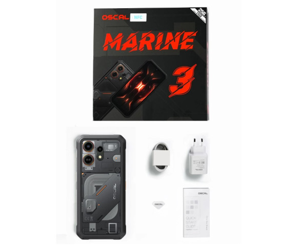 Смартфон Blackview Oscal MARINE 3 8/256Gb Phantom Black